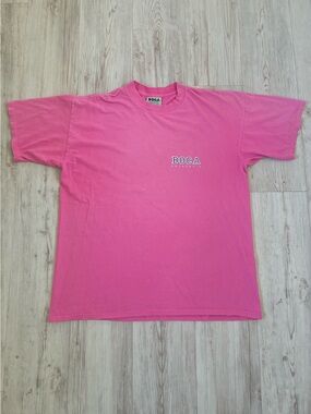 Vintage Boca Athletics Graphic Pink T-Shirt